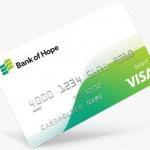 Bank of Hope Visa Platinum Secured