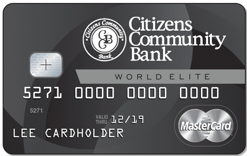 Citizens Community Bank World Elite Card