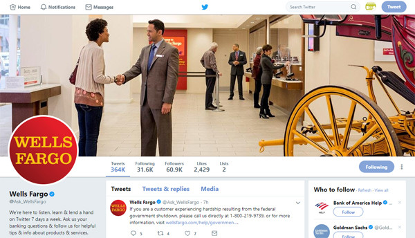 Wells Fargo Twitter Support Account Wells Fargo Twitter Support Account
