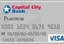 Capital City Bank Secured Visa Card